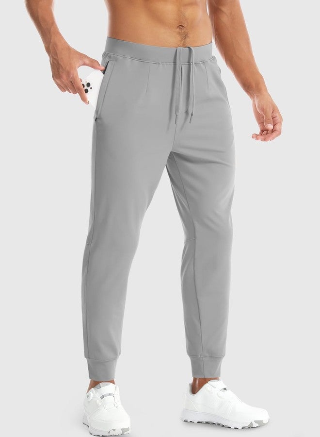 Aolesy Men's Joggers Sweatpants with Zipper Pockets Lightweight Stretch Athletic Gym Pants for Workout, Running, Golf - Image 3